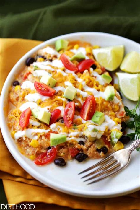 No matter how you serve it this crock pot salsa chicken is sure to become a family favorite! Easy Crock Pot Salsa Chicken Quinoa Casserole Recipe
