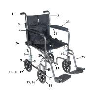 Find wheelchair & transport chair accessories coupons, promotions and product reviews on. Parts for Drive Transport Chairs