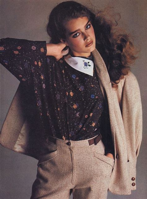 Brooke Shields Photographed By Richard Avedon For Gianni Versace 1980