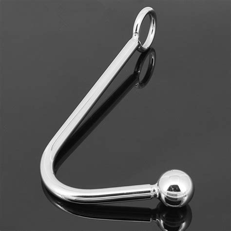 Wholesale 20pcslot Stainless Steel Anal Hooks Metal Butt Plug Anal