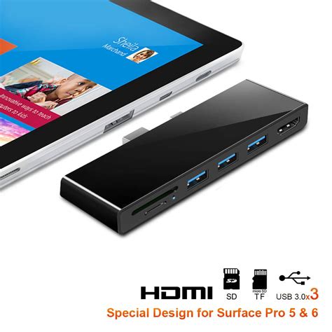 Buy Surface Pro 4pro 5pro 6 Hub Docking Station With 4k Hdmi Adapter