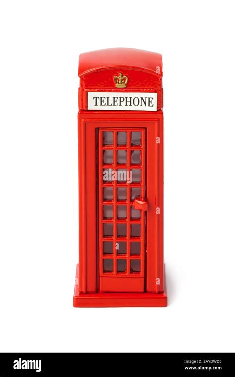 Toy Red Phone Booth Of London Stock Photo Alamy