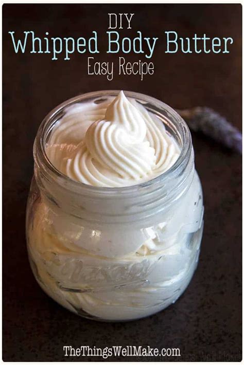 Whipped Body Butter Recipe Oh The Things Well Make