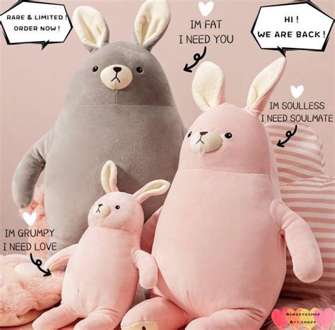 miniso bunny bear soft toy plush hobbies and toys toys and games on carousell
