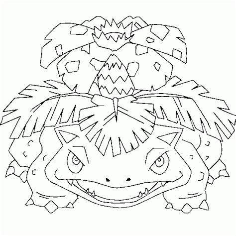Mewarnai indah Kleurplaat Bulbasaur Ivysaur Venusaur