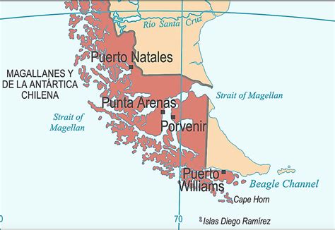 Strait Of Magellan Worldatlas