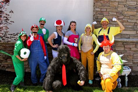 Super Mario Character Costumes Adults Super Mario