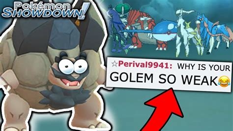 Alolan Golem Exe Pokemon Showdown Youtube