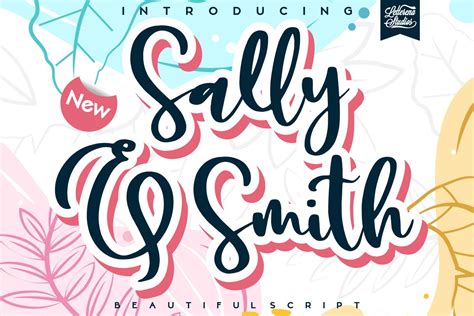 Sally And Smith Font Letterena Studios Fontspace