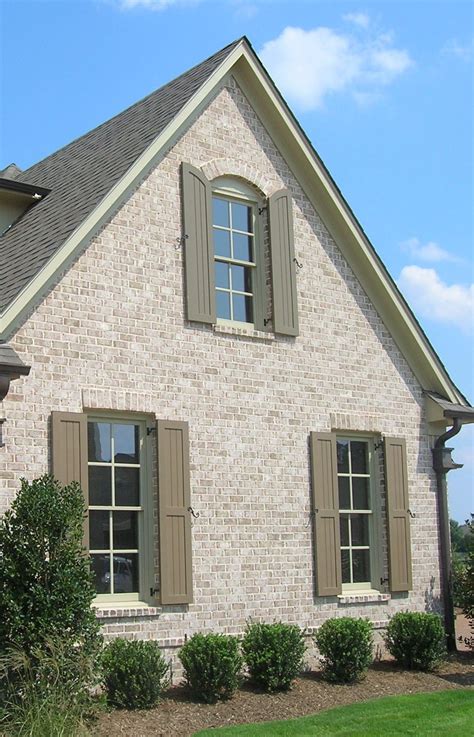 House Exterior Ideas With Lighter Colored Brick