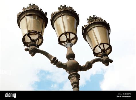 Old Fashioned Street Lamp Stock Photo Alamy