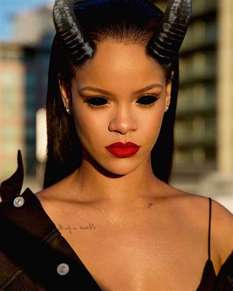 Rihanna Demon Horns Aesthetic Edited Hair Beauty Beauty Aesthetic