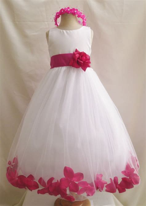 Rose Petal Dress Ivory Flower Girl Dress By Mykidstudio On Etsy 3750