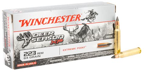 Winchester Ammo X223ds Deer Season Xp 223 Remington556 Nato 64 Gr