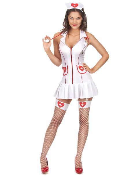 Freessom Costume Hot Sexy Femme Infirmiere Deguisement Cosplay Nurse