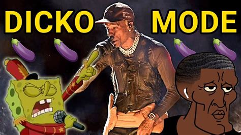 Travis scott deactivated his instagram after receiving negative backlash over his batman another celeb who got in on the ~spooky szn~ fun was travis scott. Travis Scott Sings Dicko Mode Superbowl Meme - YouTube