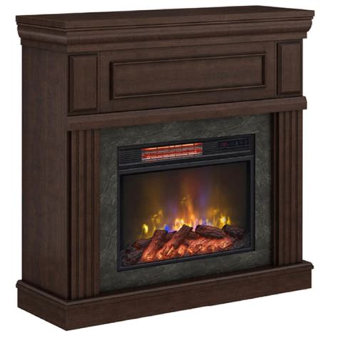 Grantley 40 In Freestanding Electric Fireplace In Midnight Cherry