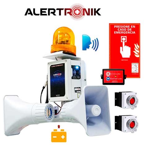 Sistema De Alarmas De Emergencia Y Evacuación Sae 3 Alertronik