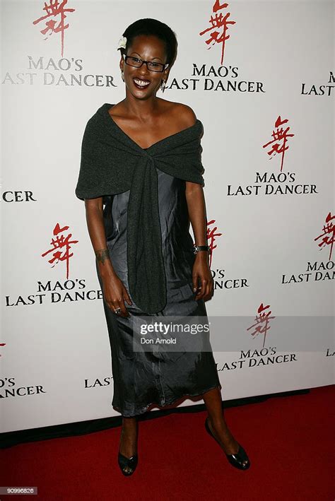 Deni Hines Arrives For The Premiere Of Mao Last Dancer At The News Photo Getty Images