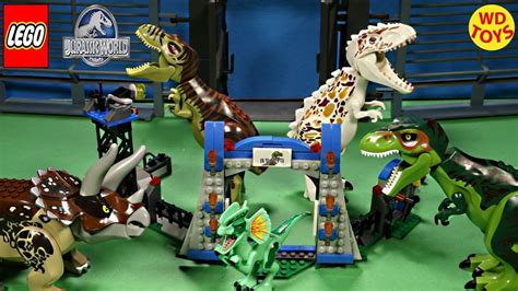 New Lego Jurassic World Knockoff Raptor Escape 75920 Stop Motion Speed Build Unboxing Indominus