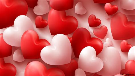 Descargar Fondo De Pantalla Día De San Valentín Globos De Corazón