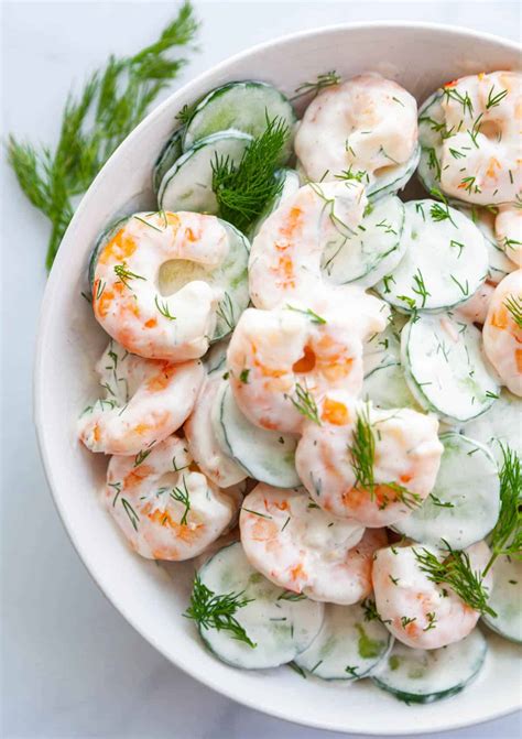Cucumber Shrimp Salad Kitchen Skip