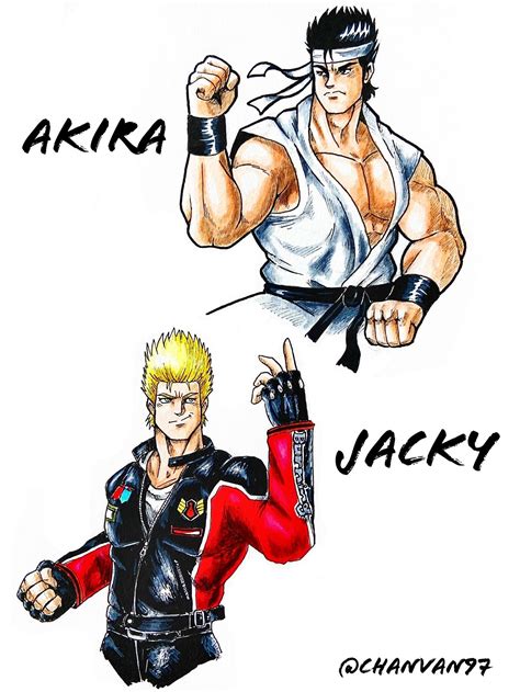 Virtua Fighter Renders Akira And Jacky By Chanmanart On Newgrounds