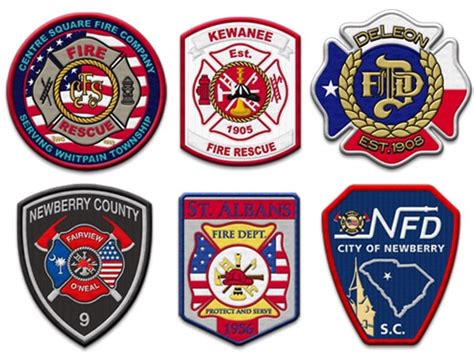 Fire Department Patches Custom Patch Design Bomberos