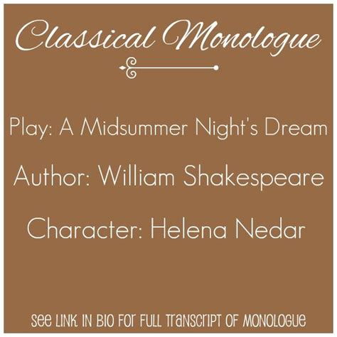 Shakespeare Comedic Monologues For Women Sharingalernas