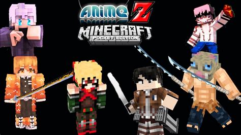 Addon De Animes Para Minecraft Pe Anime Z ActualizaciÓn Mod De