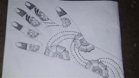 Arabic Mehndi Designs On Papermehndi Designs With Pencil On Paper