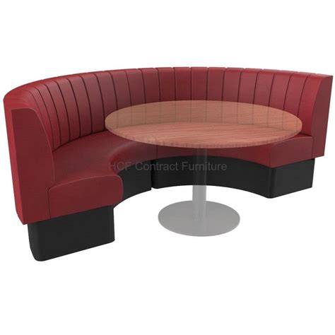 Round Booth Seating Deep Fluted Large 12 Circle