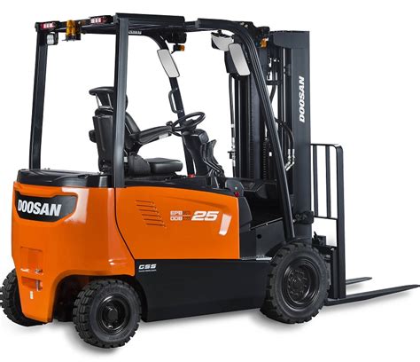 Doosan 7 Series Electric Forklift Main Image Gwent Mechanical Handling