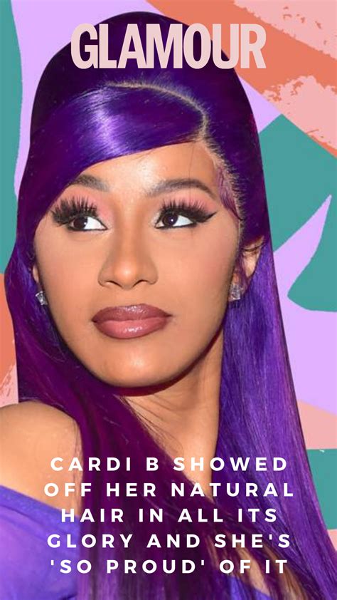 Cardi Bs Diy Remedy For Keeping Her Natural Hair Healthy Is So Easy To