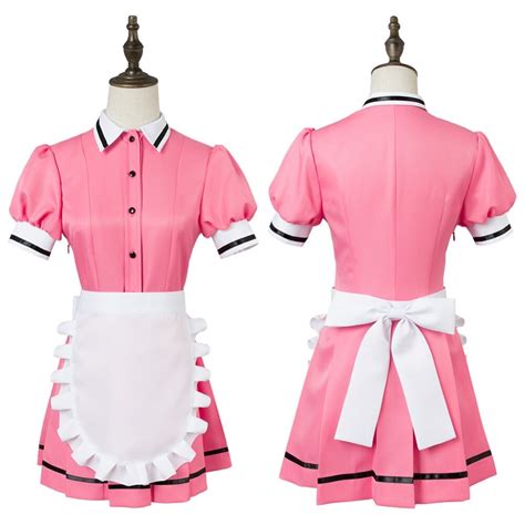 Blend S Maika Sakuranomiya Maid Dress Cosplay Costume Full Set Uniform
