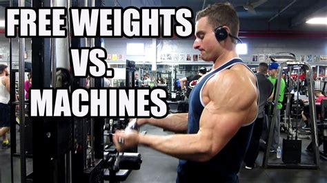 Free Weights vs. Machines | Upper Body Workout | Chick Fila First Time ...