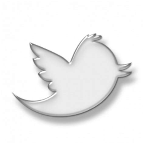 Download High Quality Transparent Twitter Logo Silver Transparent Png
