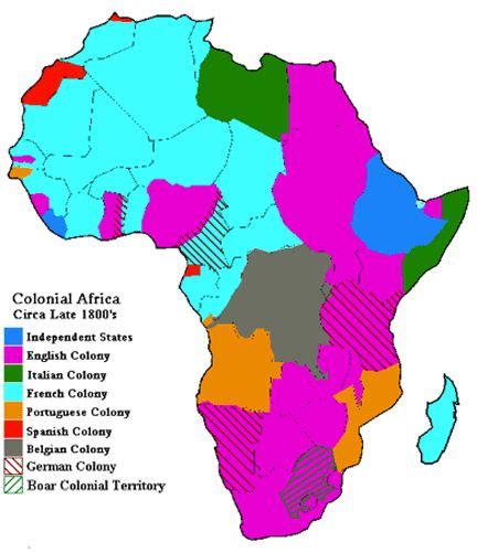 Imperialism Maps Africa Map World History History