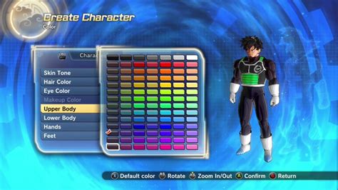 Throw in a character creator and rpg elements, and you have yourself a game with all the potential in the world. DRAGON BALL XENOVERSE 2: Male Saiyan Character Creation ...