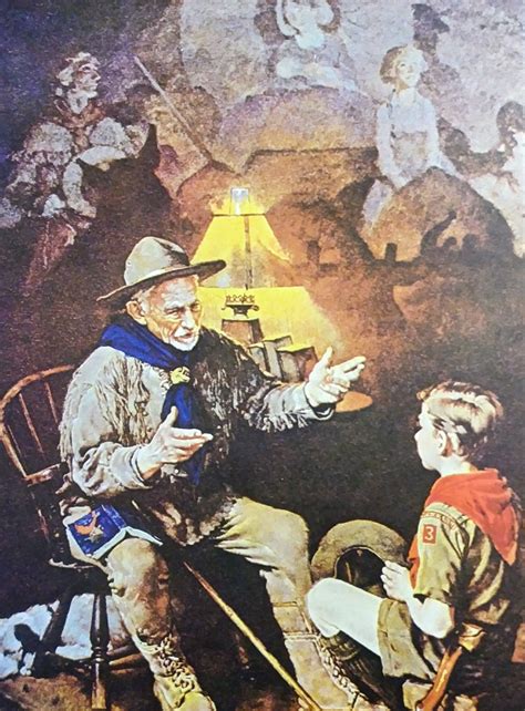 Norman Rockwell Boy Scouts Print 115 X 85 Etsyde