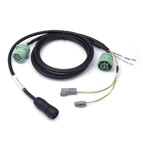 Bulkheadpaccar Type 2 Green 9 Pin Y Cable For Tnd 765 Rand Mcnally Store