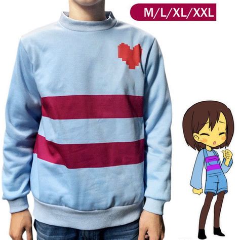 Details About Game Undertale Frisk Coat Cosplay Costume Women Clothes