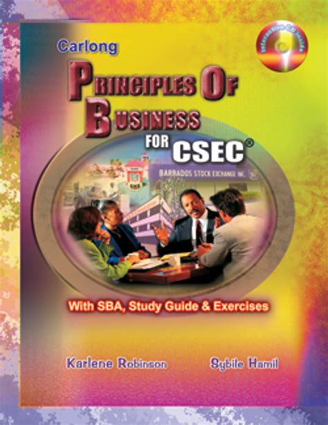 Principles Of Business For Csec With Sba Study Guide And Exercises