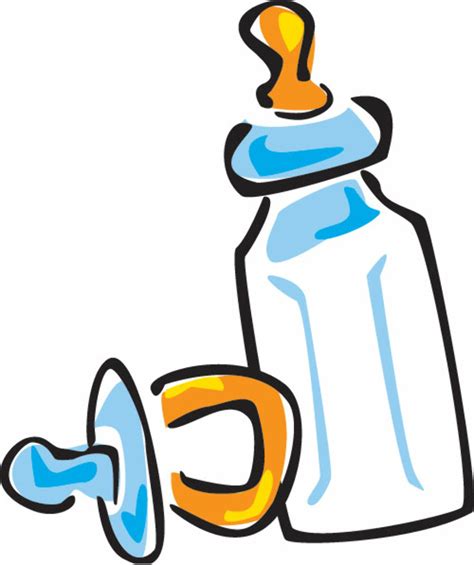 Download High Quality Pacifier Clipart Baby Bottle Transparent Png