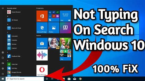 Fix Cant Type In Windows Search Bar Images And Photos Finder