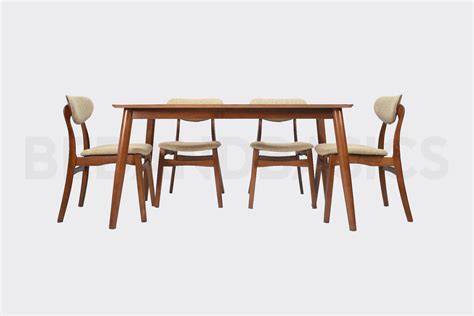 Lina Solid Wood Dining Table Dining Room Furniture Furniture Sg