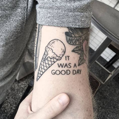 Ice Cream Cone Tattoo