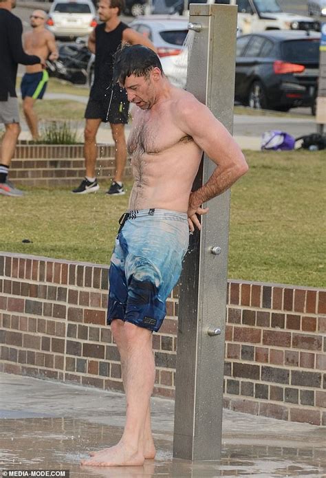 Hugh Jackman Shows Off His Ripped Physique During An Early Morning Swim