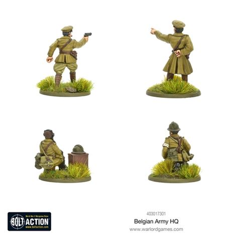 Warlord Games Bolt Action Belgian Army Hq 403017301 5060572501706