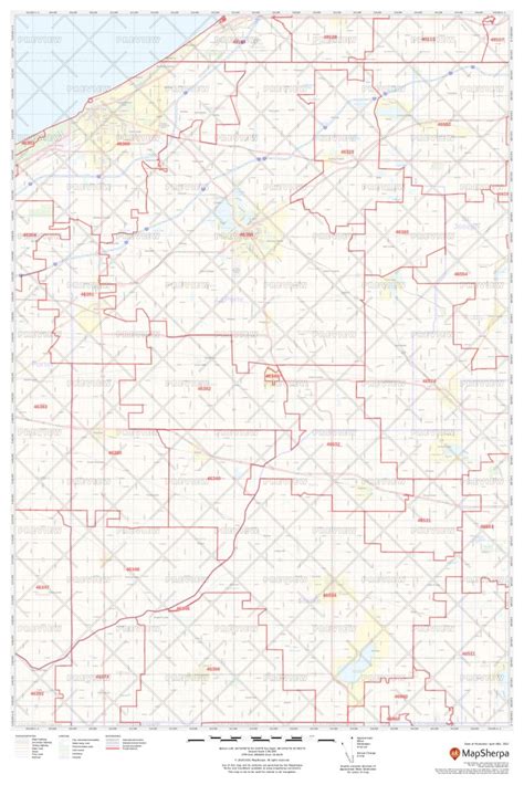 La Porte Zip Code Map Indiana La Porte County Zip Codes